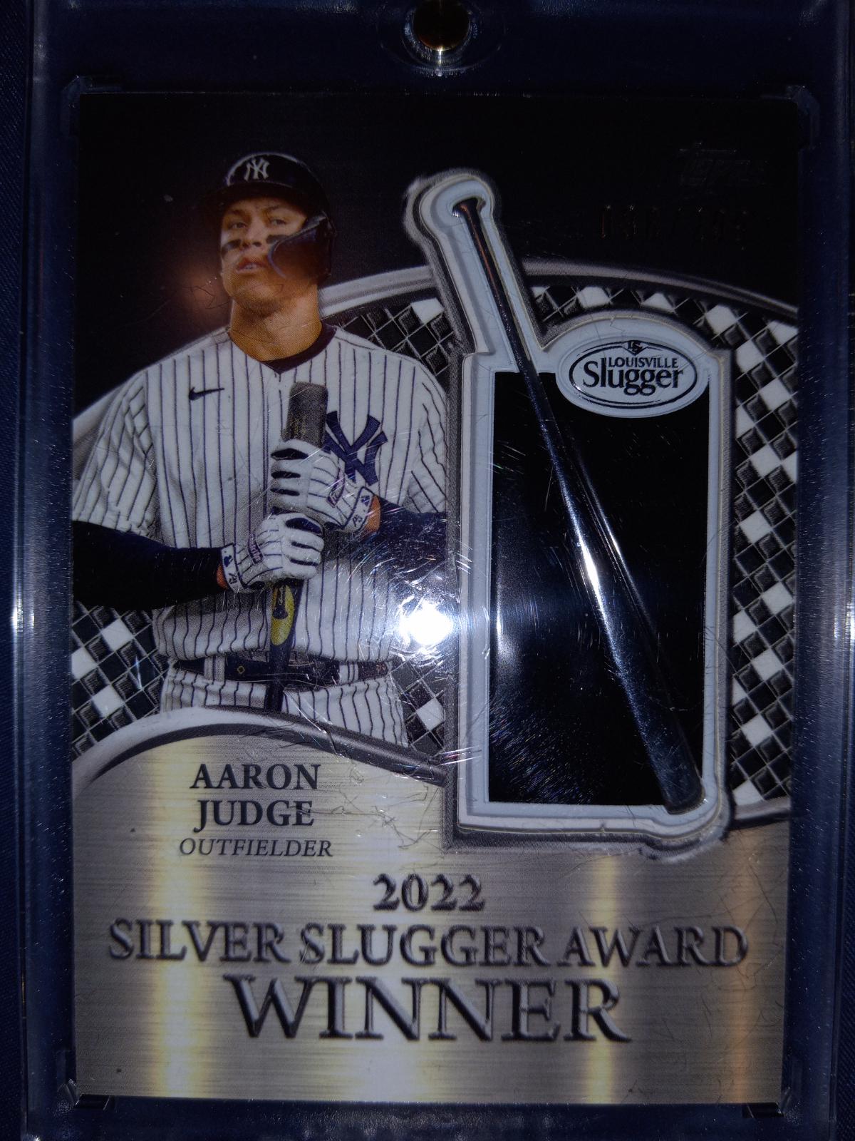 Aaron Judge [Black] SSPAJ Prices 2023 Topps Silver Slugger Award