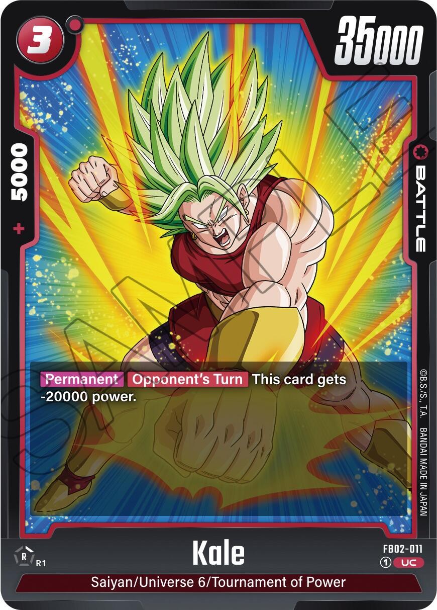 Kale FB02-011 Dragon Ball Fusion World Blazing Aura