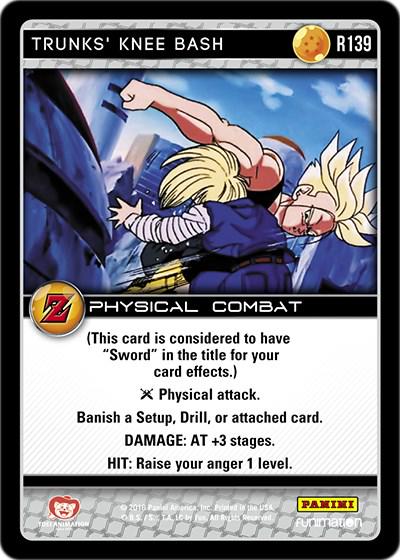 Trunks' Knee Bash R139 Dragon Ball Z Awakening