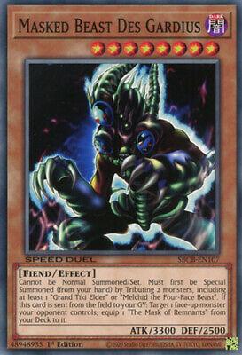 Masked Beast Des Gardius SBCB-EN107 YuGiOh Speed Duel: Battle City Box