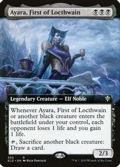 Ayara, First of Locthwain [Extended Art Foil] Magic Throne of Eldraine Prices