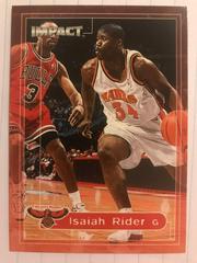 Isaiah Rider Basketball Cards 1999 SkyBox Impact Prices