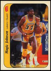 Magic Johnson #7 Basketball Cards 1986 Fleer Sticker Prices
