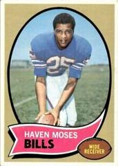 Haven Moses #165 Football Cards 1970 Topps Prices