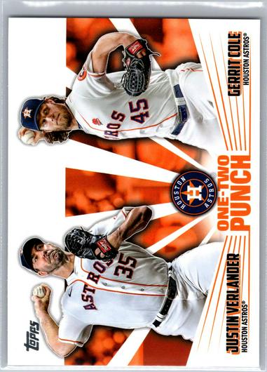 Gerrit Cole, Justin Verlander #12P-18 photo