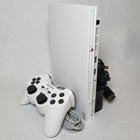 White Slim Playstation 2 System photo