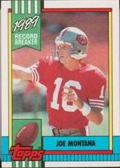 Joe Montana [Disclaimer Back] Football Cards 1990 Topps Prices