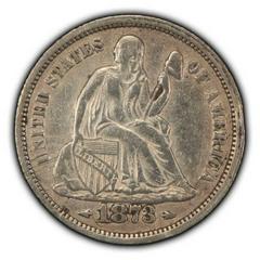 1873 CC [NO ARROWS] Coins Seated Liberty Dime Prices