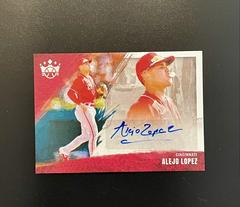 Alejo Lopez [Red] #DKS-AL Baseball Cards 2022 Panini Diamond Kings DK Signatures Prices