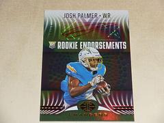 Josh Palmer [Red] Football Cards 2021 Panini Illusions Rookie Endorsements Autographs Prices