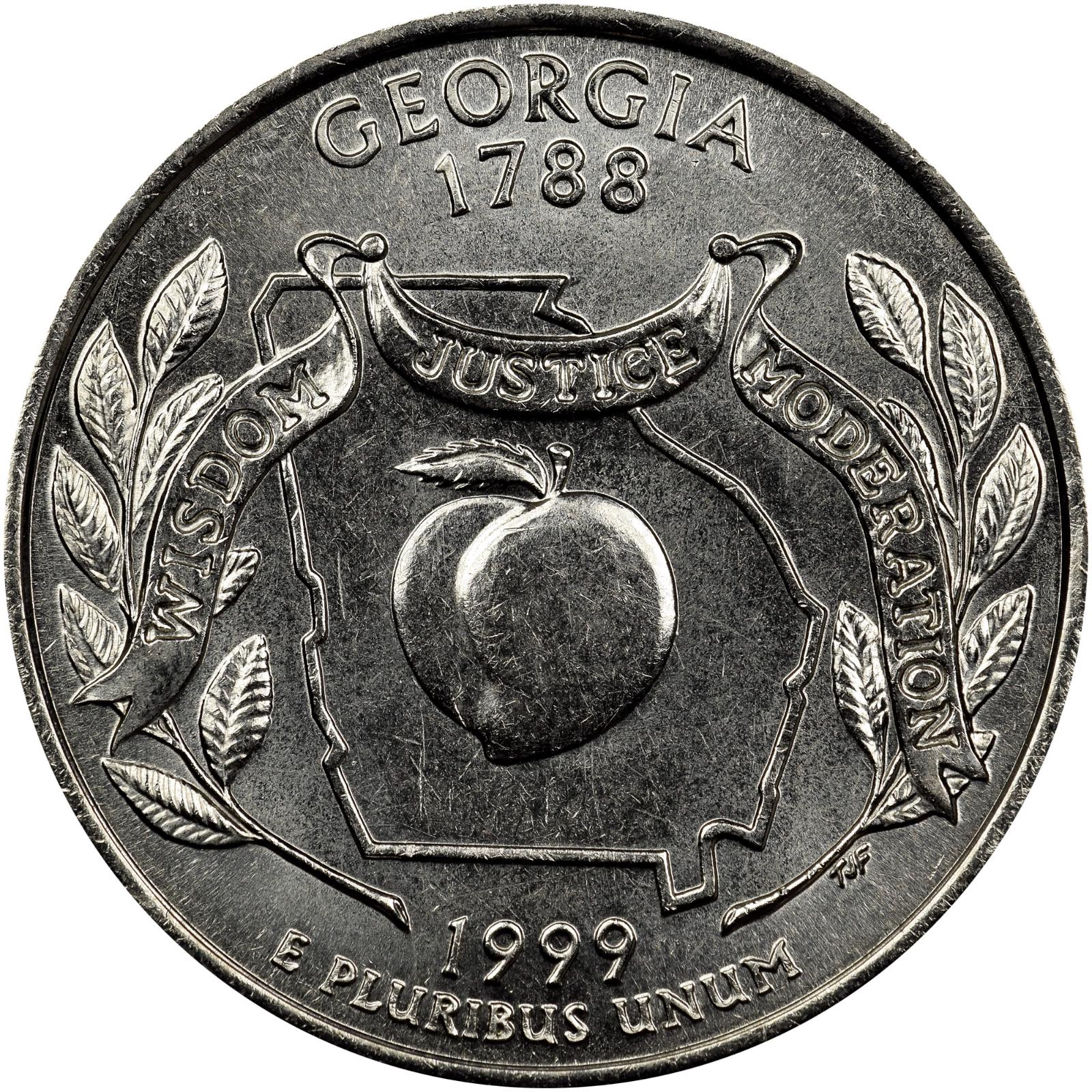 1999 S [SILVER GEORGIA PROOF] Coins State Quarter