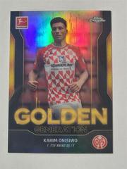 Karim Onisiwo Soccer Cards 2021 Topps Chrome Bundesliga Golden Generation Prices