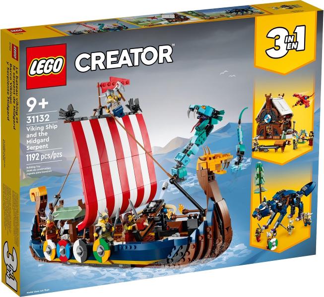 Viking Ship and the Midgard Serpent #31132 LEGO Creator