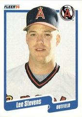 Lee Stevens #145 Baseball Cards 1990 Fleer Prices