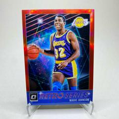 Magic Johnson [Holo] #25 Basketball Cards 2018 Panini Donruss Optic Retro Series Prices