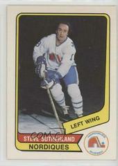 Steve Sutherland #127 Hockey Cards 1976 O-Pee-Chee WHA Prices