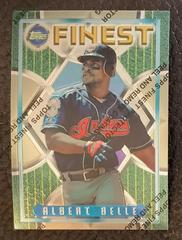 Albert Belle #82 Baseball Cards 1995 Topps Finest Insert Prices