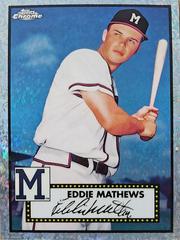 Eddie Mathews [70th Anniversary Platinum Wave] #654 Baseball Cards 2021 Topps Chrome Platinum Anniversary Prices
