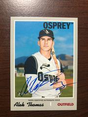 Alek Thomas Baseball Cards 2019 Topps Heritage Real One Autographs Prices