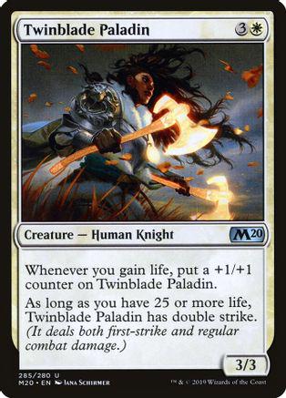 Twinblade Paladin Magic Core Set 2020