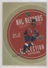 Alex Ovechkin [Gold] #RB-4 Hockey Cards 2021 Upper Deck Record Collections Prices