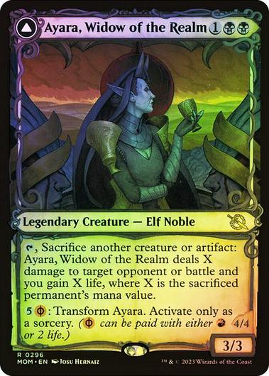 Ayara, Widow Of The Realm // Ayara, Furnace Queen [Foil] | Ungraded ...