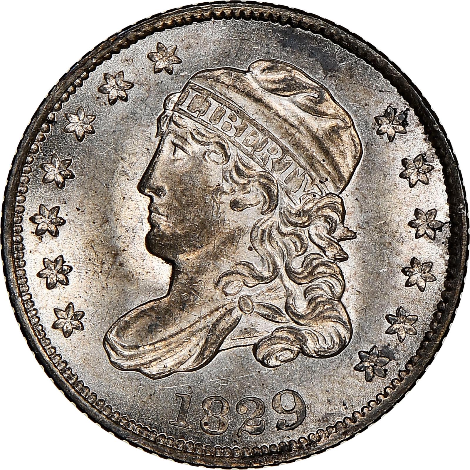 1829 [PROOF] Coins Capped Bust Half Dime