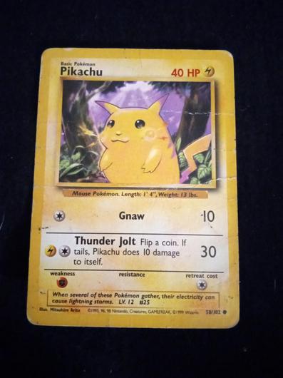 Pikachu [1st Edition] #58 photo