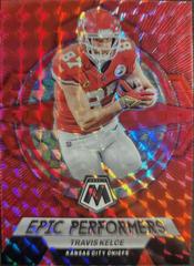 Travis Kelce [Red] #EP-TK Football Cards 2023 Panini Mosaic Epic Performers Prices