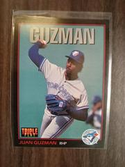 Juan Guzman #28 Baseball Cards 1993 Panini Donruss Triple Play Prices