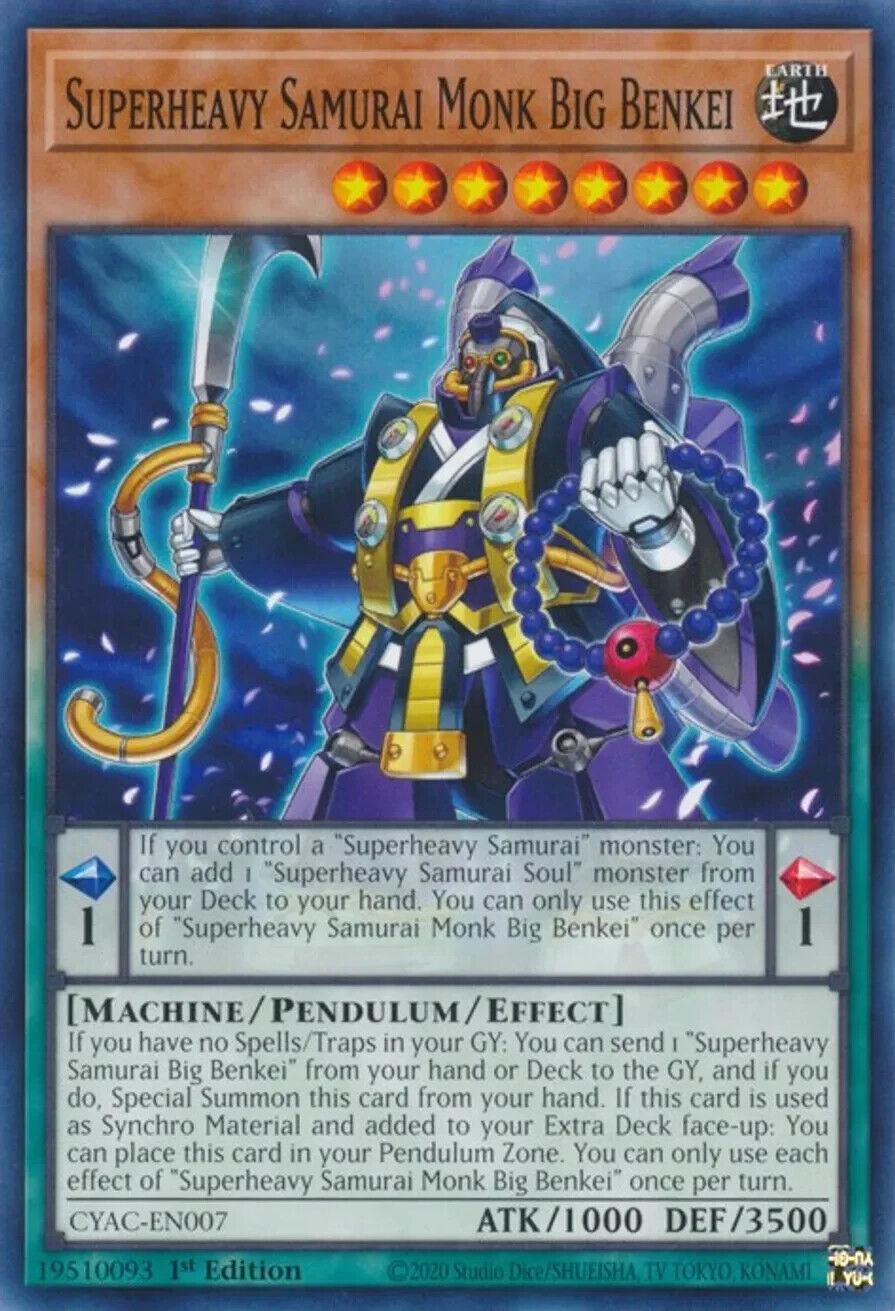 Superheavy Samurai Monk Big Benkei CYAC-EN007 YuGiOh Cyberstorm Access