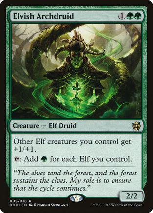 Elvish Archdruid #5 Magic Duel Deck: Elves vs. Inventors