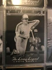 Pete Rose Baseball Cards 2012 Leaf the Living Legend Autograph Prices