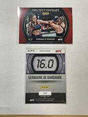 Germaine de Randamie #10 Ufc Cards 2022 Panini Instant UFC Fastest Finishes Prices