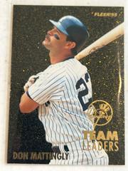 Don Mattingly, Jimmy Key #10 Baseball Cards 1995 Fleer Team Leaders Prices