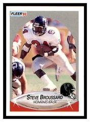 Steve Broussard #U-57 Football Cards 1990 Fleer Update Prices