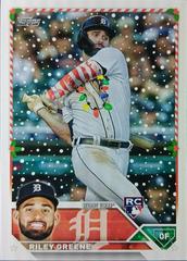 Riley Greene [R Variation] #H70 Baseball Cards 2023 Topps Holiday Prices