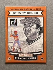 Johnny Bench #13 Baseball Cards 2015 Donruss All Time Diamond Kings Prices