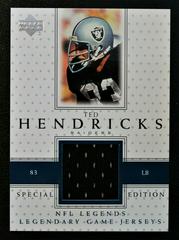 Ted Hendricks #LJ-TH Football Cards 2000 Upper Deck Legends Legendary Jerseys Prices