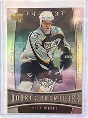 Shea Weber Hockey Cards 2006 Upper Deck Trilogy Prices