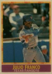 Julio Franco #158 Baseball Cards 1990 Sportflics Prices