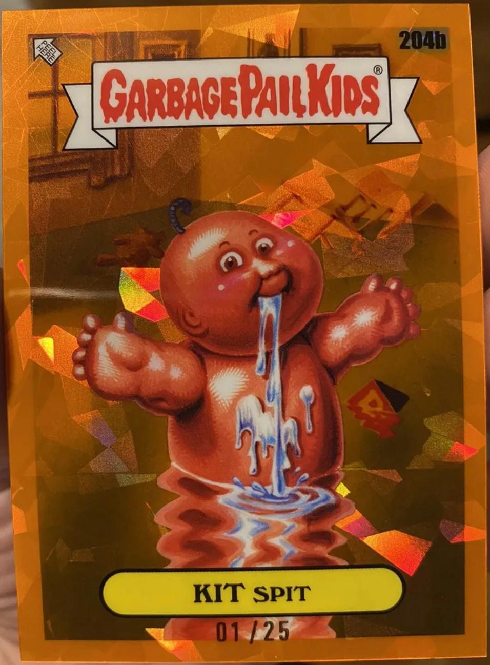 KIT Spit [Orange] #204b Garbage Pail Kids 2022 Sapphire