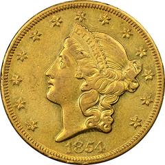 1854 S Coins Liberty Head Gold Double Eagle Prices