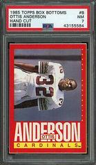 Ottis Anderson [Hand Cut] Football Cards 1985 Topps Box Bottoms Prices