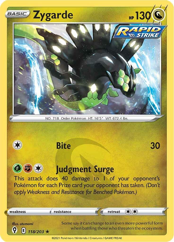 Zygarde #118 Pokemon Evolving Skies