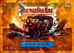 Rustin' JUSTIN [Orange] Garbage Pail Kids 2023 Sapphire Prices