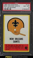 New Orleans Saints [121 on Reverse] #132 Football Cards 1967 Philadelphia Prices