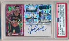 John Collins [Horizontal Autograph Cracked Ice] Basketball Cards 2017 Panini Contenders Prices
