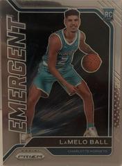 Lamelo Ball #23 Basketball Cards 2020 Panini Prizm Emergent Prices