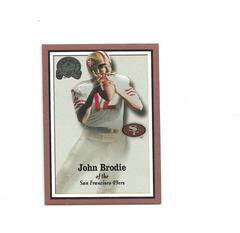 John Brodie #60 Football Cards 2000 Fleer Greats of the Game Prices